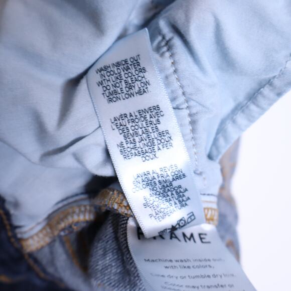 FRAME Le Garçon Crop Jean Covant Mid Rise Straight Leg Cropped Denim Women's 23 - Picture 11 of 11